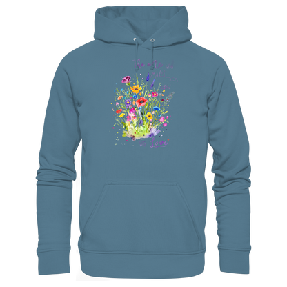 Muttertagsgeschenk - Blumen mit  Spruch - Basic Unisex Hoodie