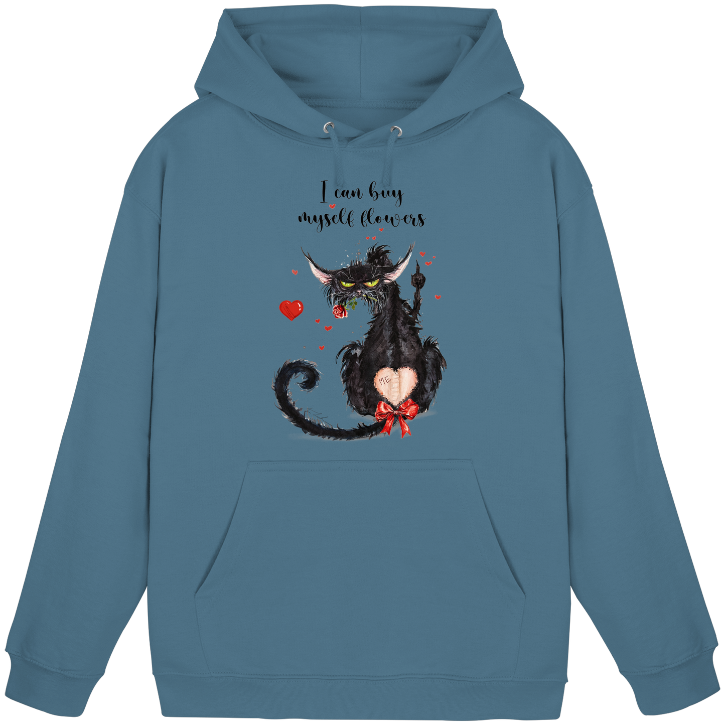 Feministische Valentins - F**U-Cat  - Basic Unisex Hoodie