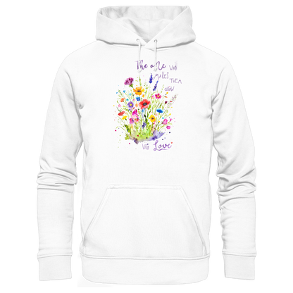 Muttertagsgeschenk - Blumen mit  Spruch - Basic Unisex Hoodie