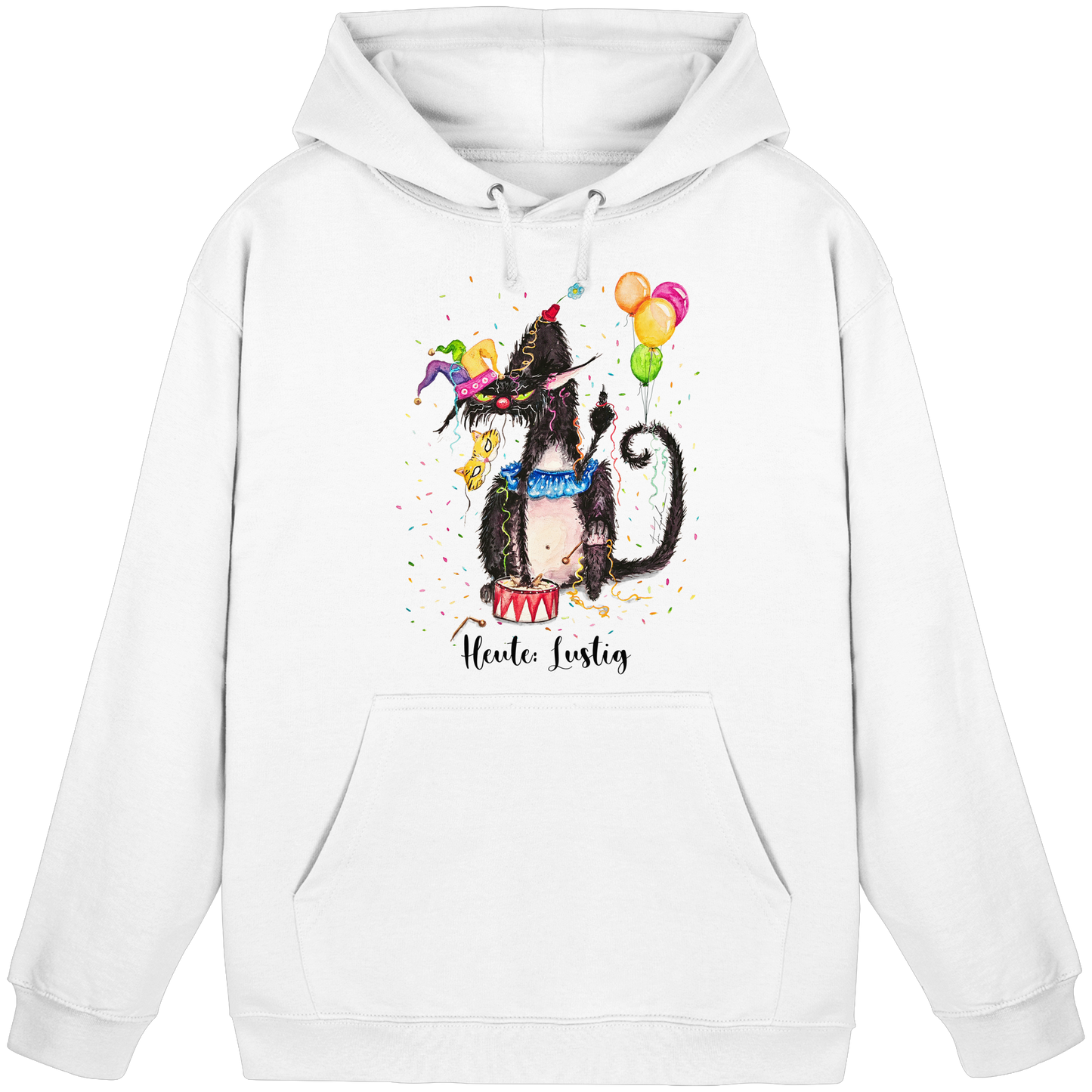 Lustige F*U-Cat  - Basic Unisex Hoodie