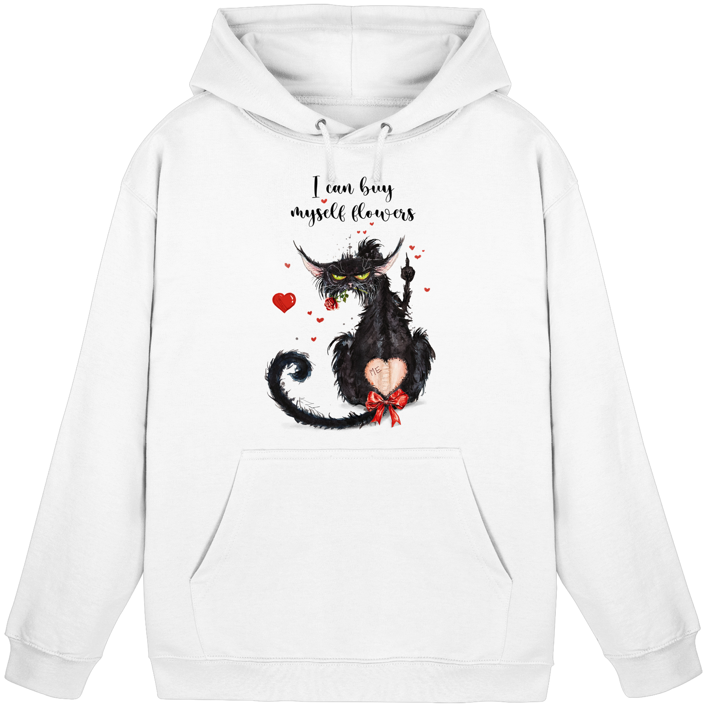 Feministische Valentins - F**U-Cat  - Basic Unisex Hoodie