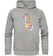 Lade das Bild in den Galerie-Viewer, Bunte Giraffe - Basic Unisex Hoodie

