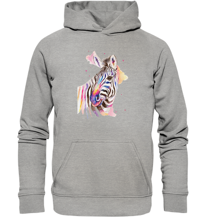 Buntes Zebra - Basic Unisex Hoodie