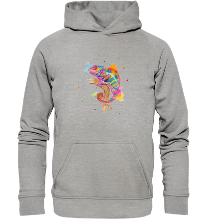 Buntes Chamäleon  - Basic Unisex Hoodie