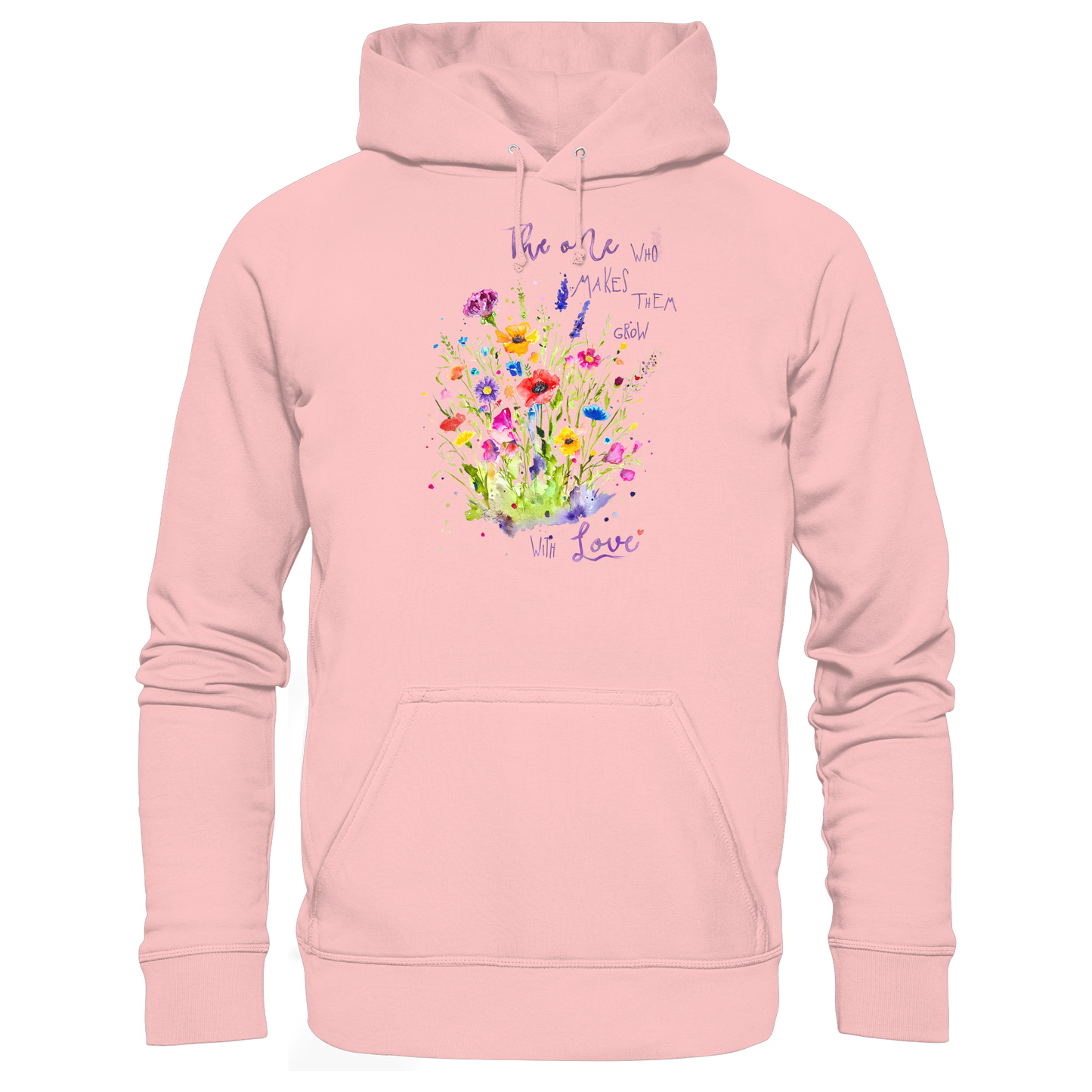 Muttertagsgeschenk - Blumen mit  Spruch - Basic Unisex Hoodie
