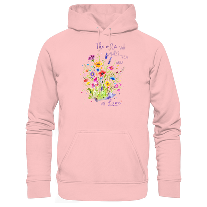 Muttertagsgeschenk - Blumen mit  Spruch - Basic Unisex Hoodie