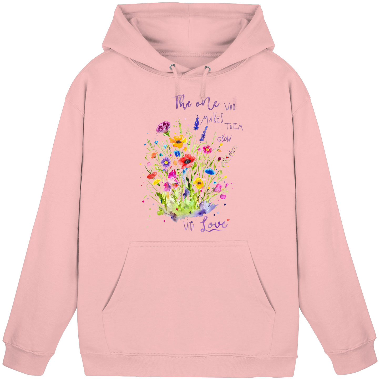 Muttertagsgeschenk - Blumen mit  Spruch - Basic Unisex Hoodie