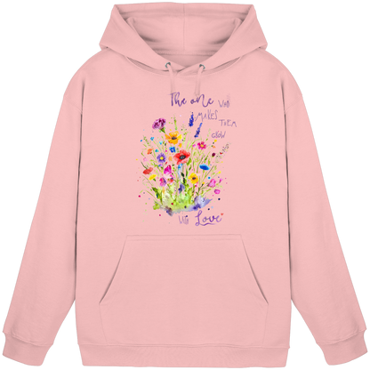 Muttertagsgeschenk - Blumen mit  Spruch - Basic Unisex Hoodie