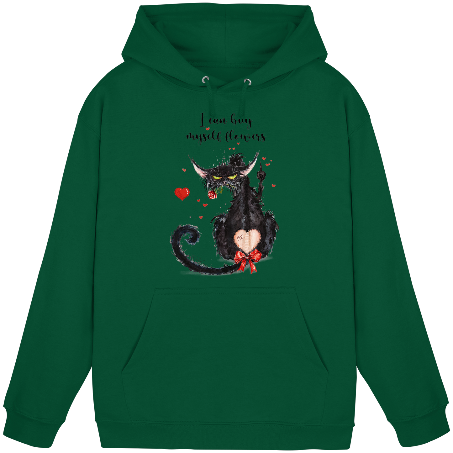 Feministische Valentins - F**U-Cat  - Basic Unisex Hoodie