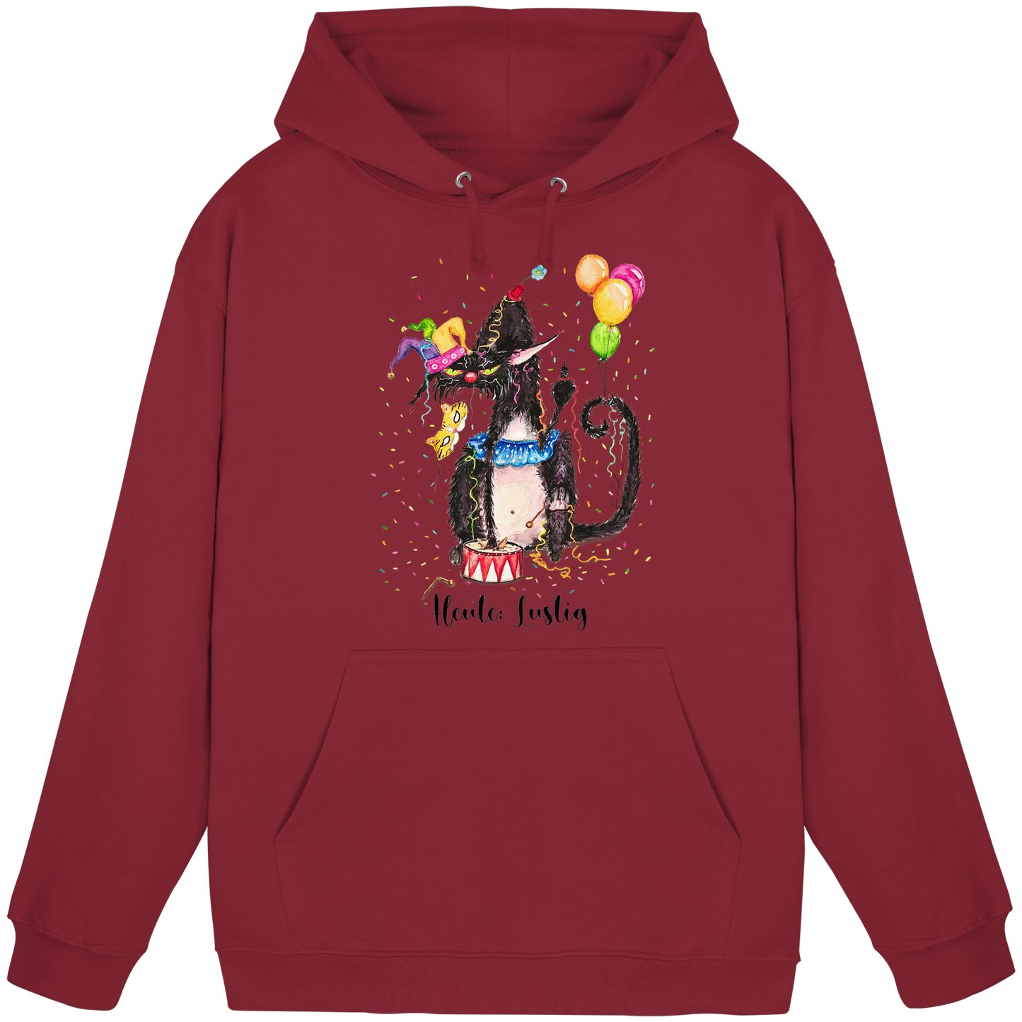 Lustige F*U-Cat  - Basic Unisex Hoodie