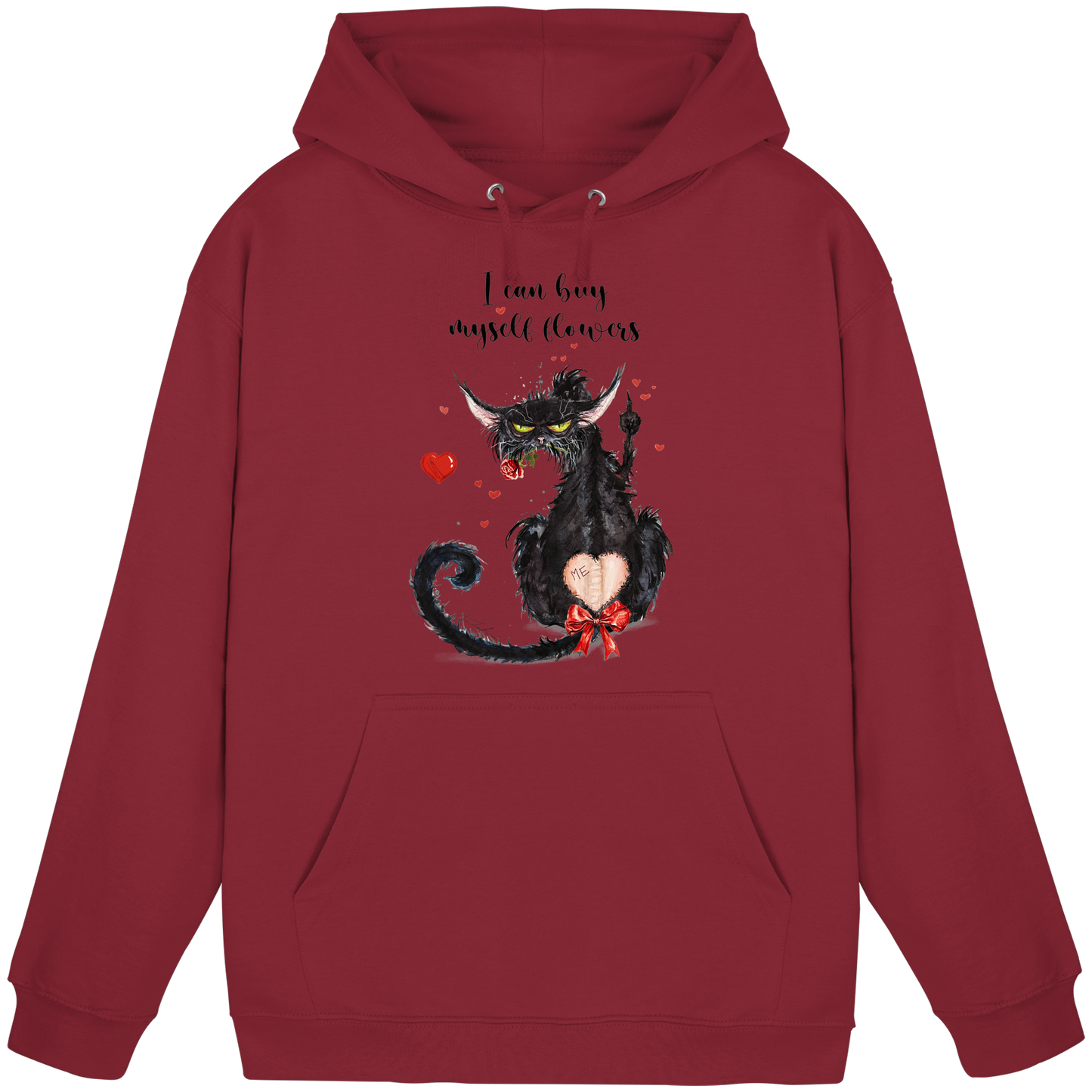 Feministische Valentins - F**U-Cat  - Basic Unisex Hoodie