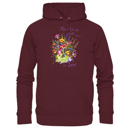 Muttertagsgeschenk - Blumen mit  Spruch - Basic Unisex Hoodie