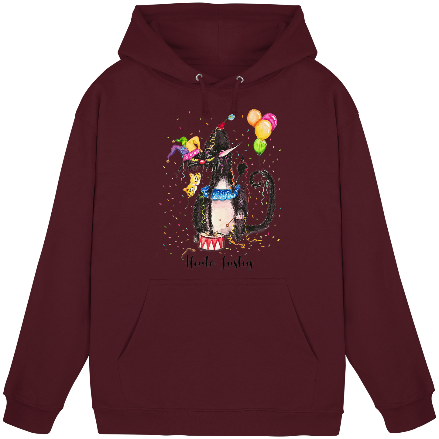 Lustige F*U-Cat  - Basic Unisex Hoodie