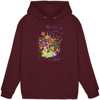 Muttertagsgeschenk - Blumen mit  Spruch - Basic Unisex Hoodie