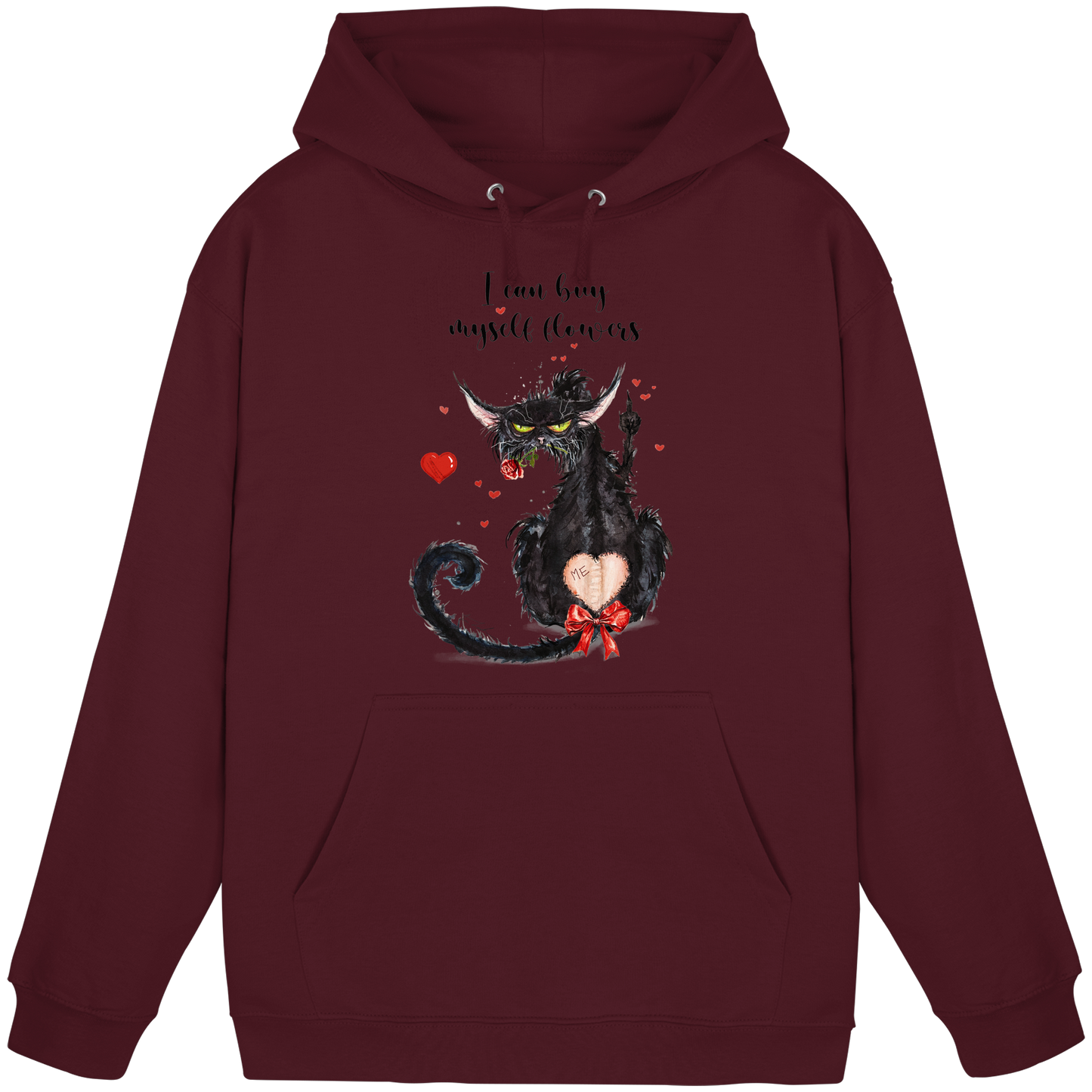 Feministische Valentins - F**U-Cat  - Basic Unisex Hoodie