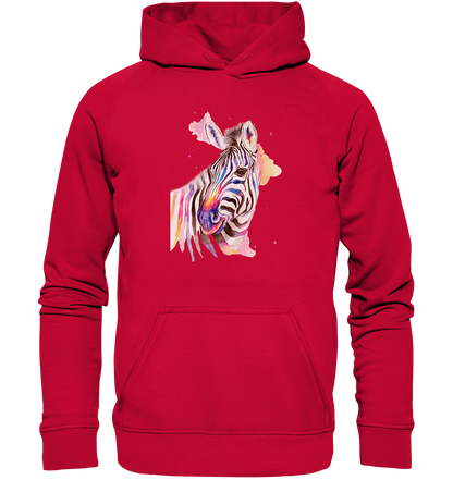 Buntes Zebra - Basic Unisex Hoodie