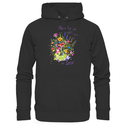 Muttertagsgeschenk - Blumen mit  Spruch - Basic Unisex Hoodie