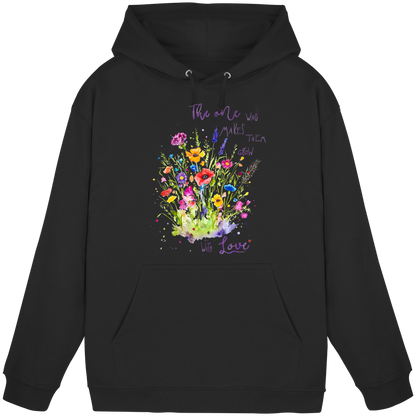 Muttertagsgeschenk - Blumen mit  Spruch - Basic Unisex Hoodie