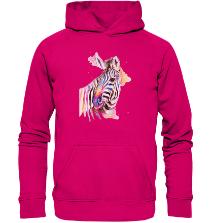 Buntes Zebra - Basic Unisex Hoodie