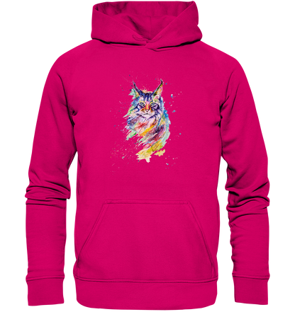 Bunte Katze - Basic Unisex Hoodie