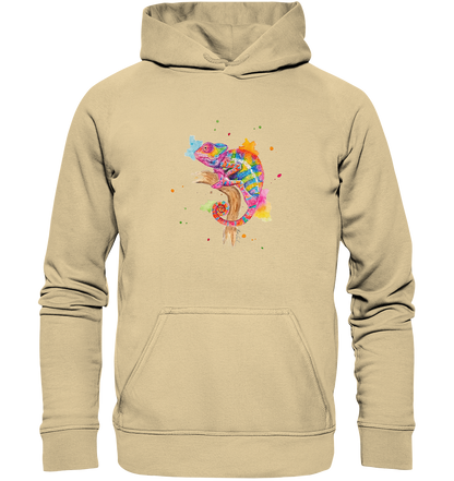 Buntes Chamäleon  - Basic Unisex Hoodie