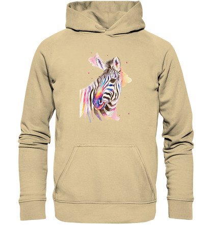 Buntes Zebra - Basic Unisex Hoodie