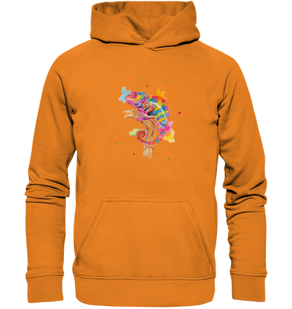 Buntes Chamäleon  - Basic Unisex Hoodie