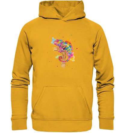 Buntes Chamäleon  - Basic Unisex Hoodie