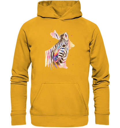 Buntes Zebra - Basic Unisex Hoodie
