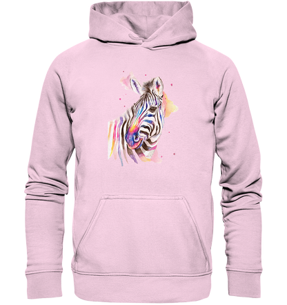 Buntes Zebra - Basic Unisex Hoodie