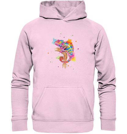 Buntes Chamäleon  - Basic Unisex Hoodie