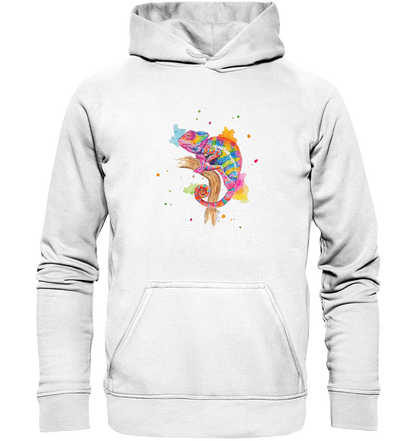 Buntes Chamäleon  - Basic Unisex Hoodie