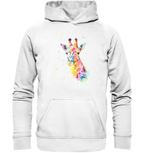 Lade das Bild in den Galerie-Viewer, Bunte Giraffe - Basic Unisex Hoodie
