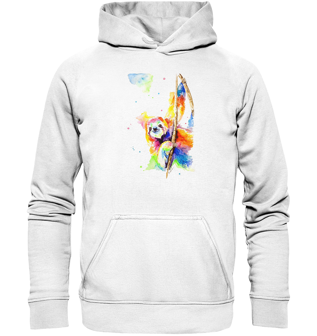 Buntes Faultier - Basic Unisex Hoodie