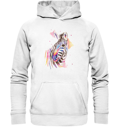 Buntes Zebra - Basic Unisex Hoodie