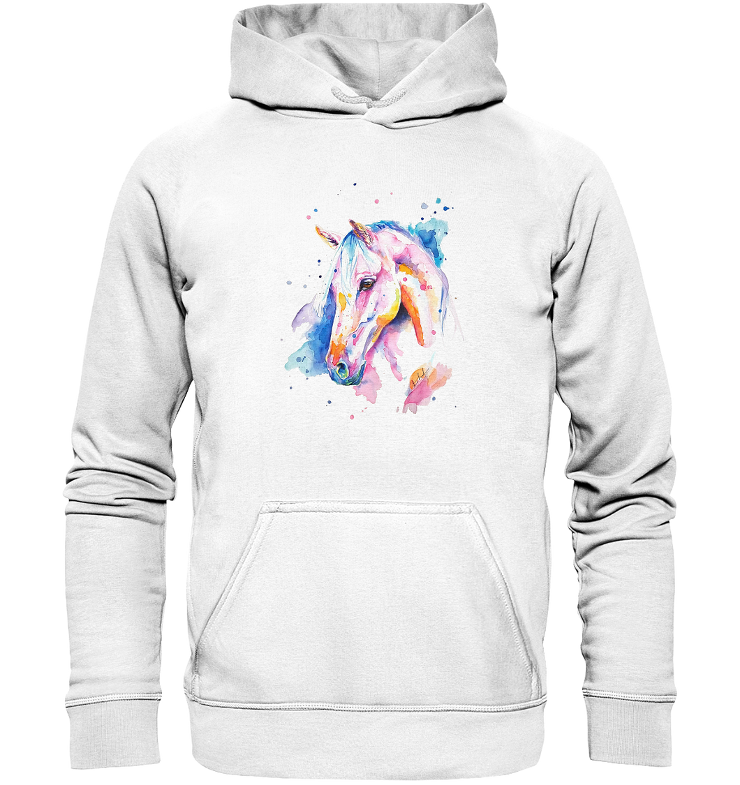 Buntes Pferd - Basic Unisex Hoodie