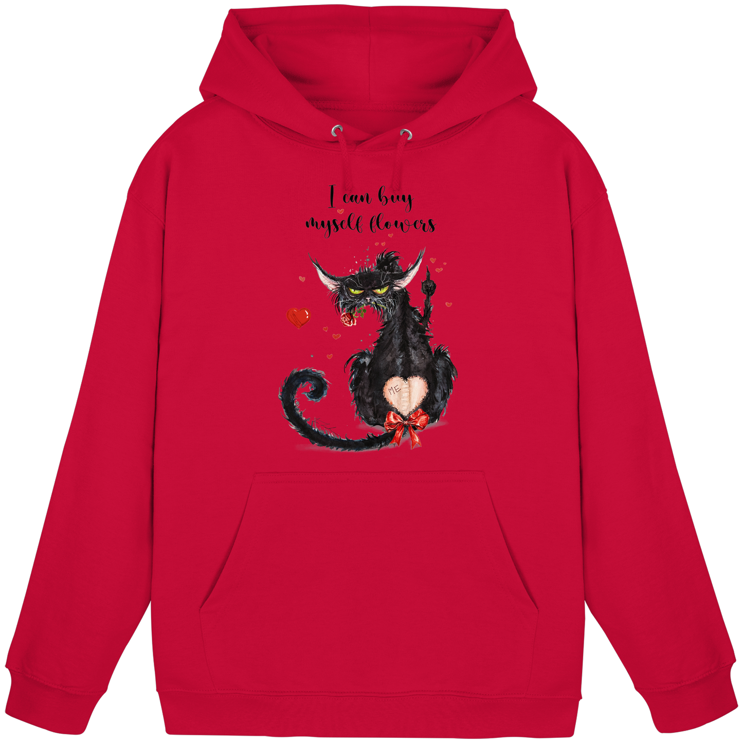 Feministische Valentins - F**U-Cat  - Basic Unisex Hoodie