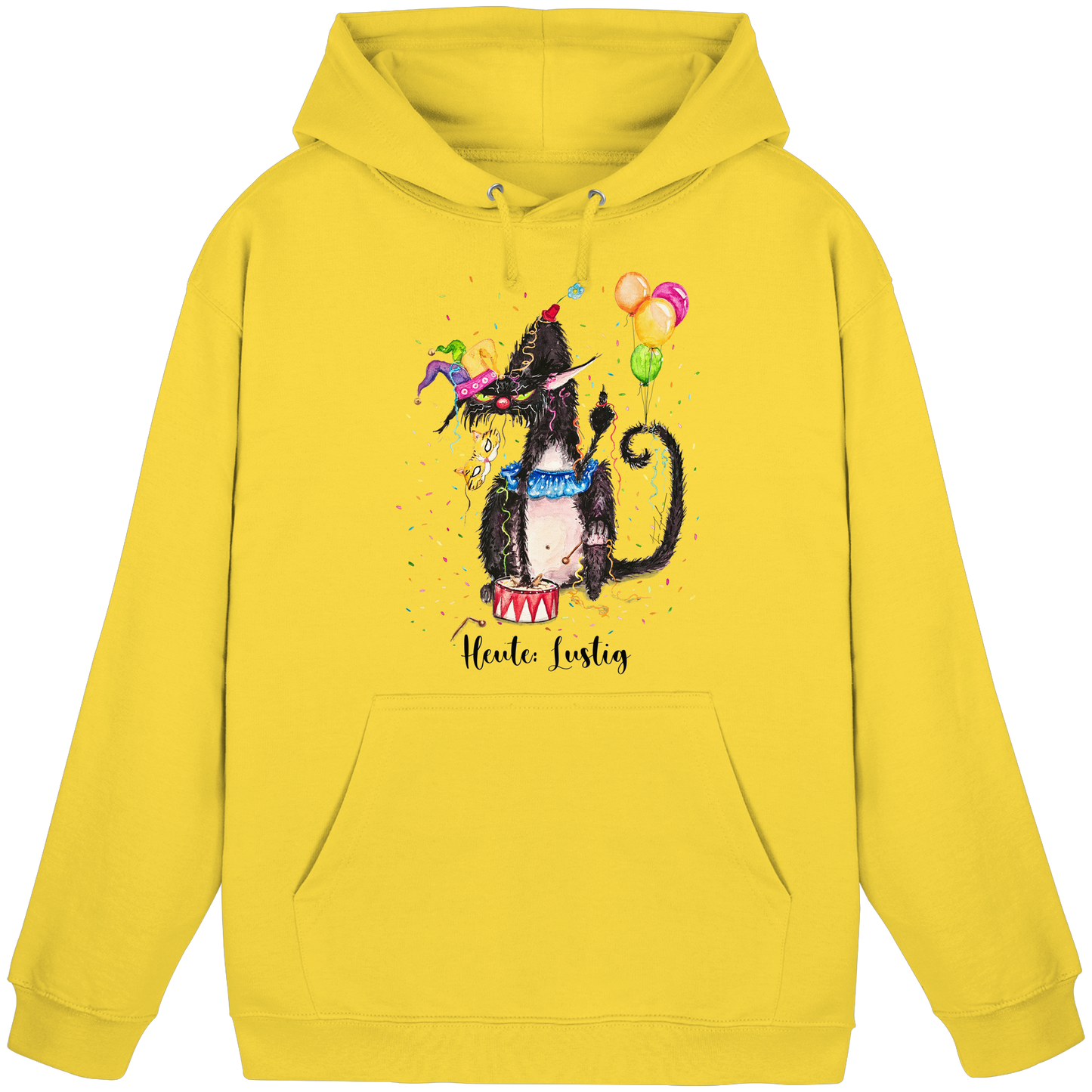 Lustige F*U-Cat  - Basic Unisex Hoodie