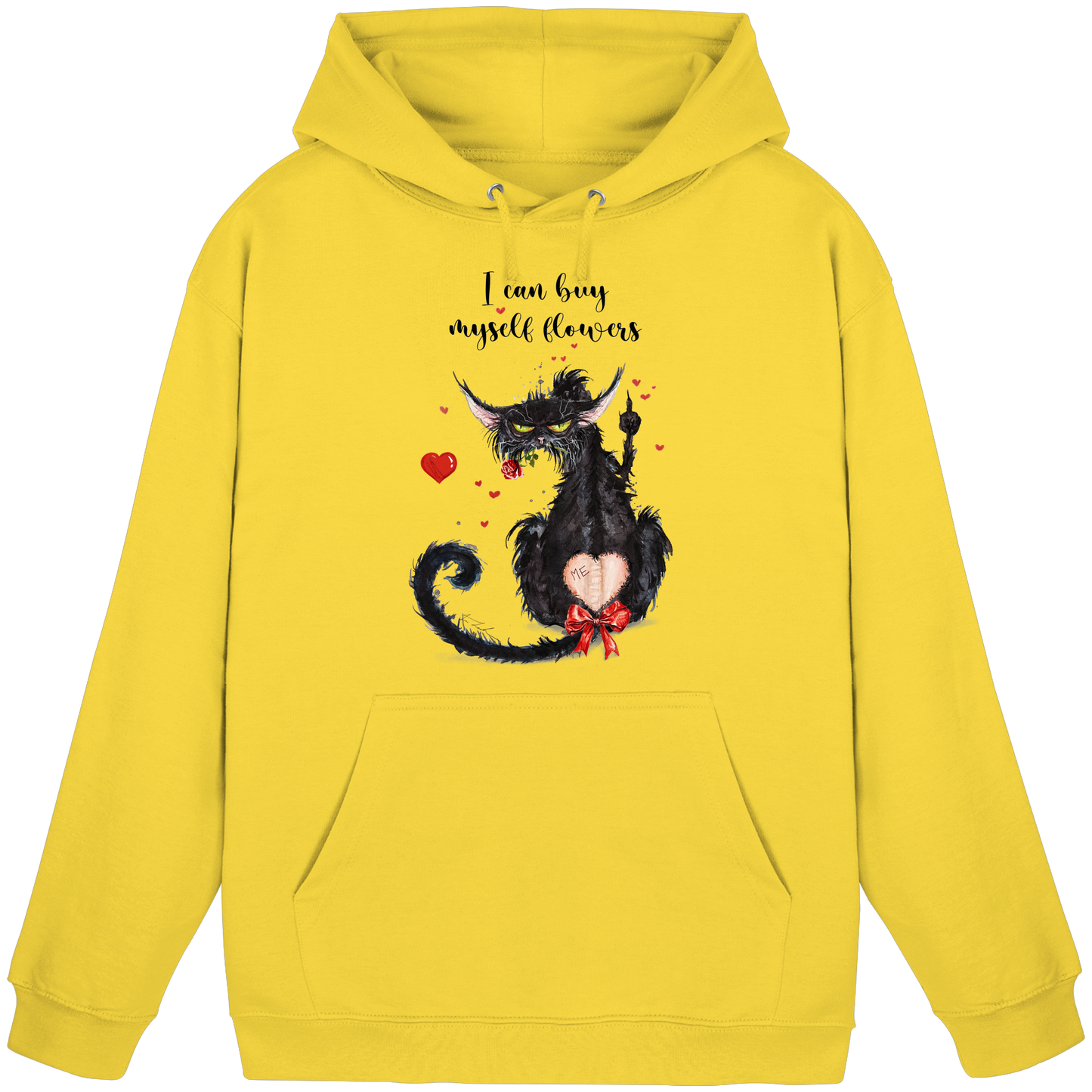 Feministische Valentins - F**U-Cat  - Basic Unisex Hoodie