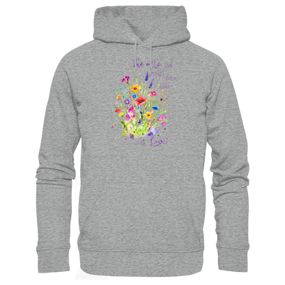 Muttertagsgeschenk - Blumen mit  Spruch - Basic Unisex Hoodie