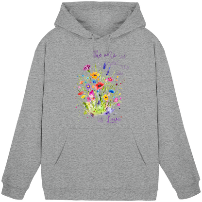 Muttertagsgeschenk - Blumen mit  Spruch - Basic Unisex Hoodie