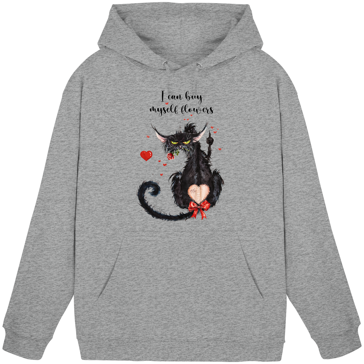 Feministische Valentins - F**U-Cat  - Basic Unisex Hoodie