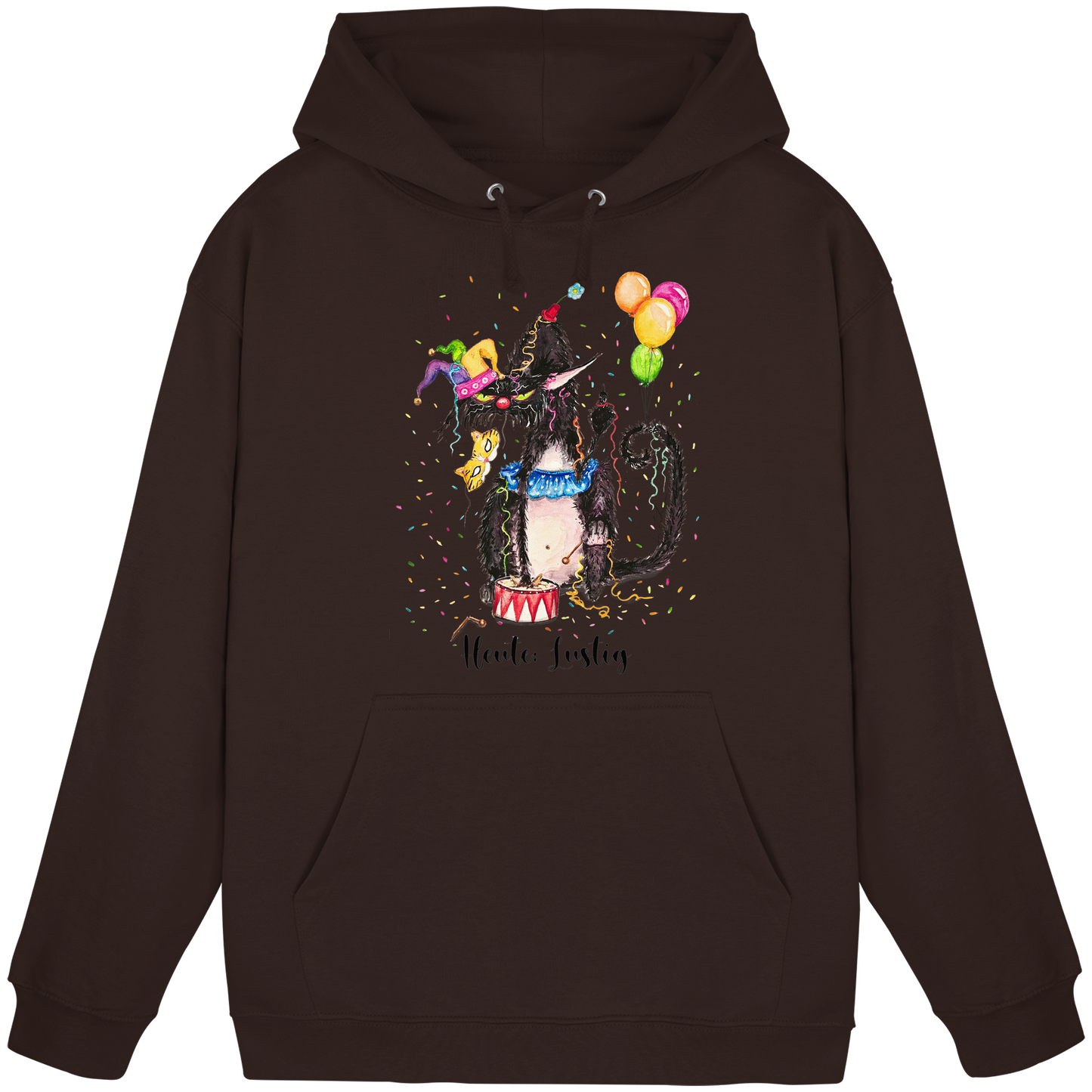 Lustige F*U-Cat  - Basic Unisex Hoodie