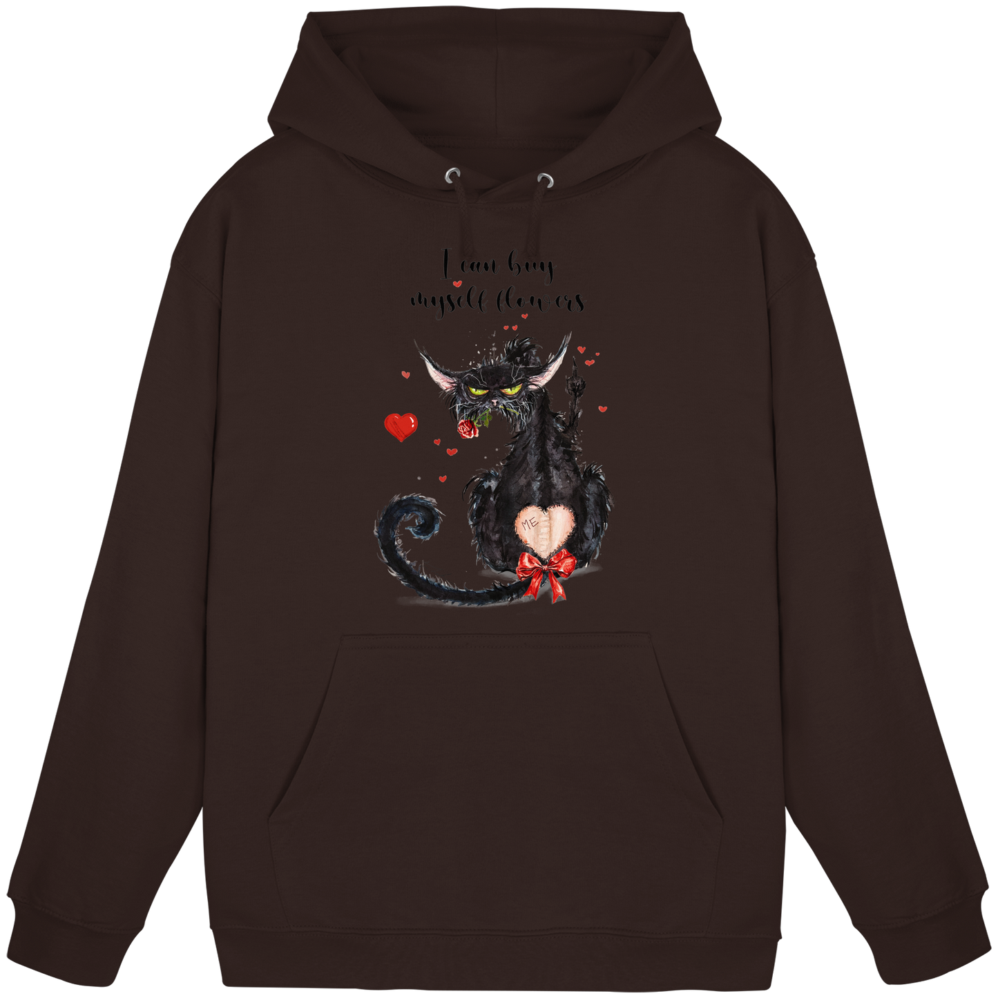 Feministische Valentins - F**U-Cat  - Basic Unisex Hoodie