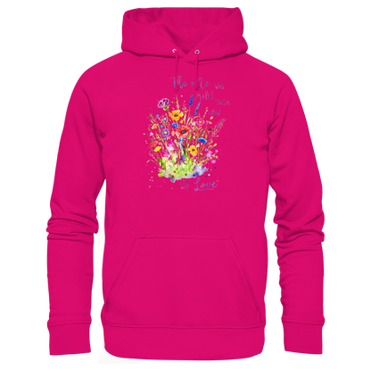 Muttertagsgeschenk - Blumen mit  Spruch - Basic Unisex Hoodie