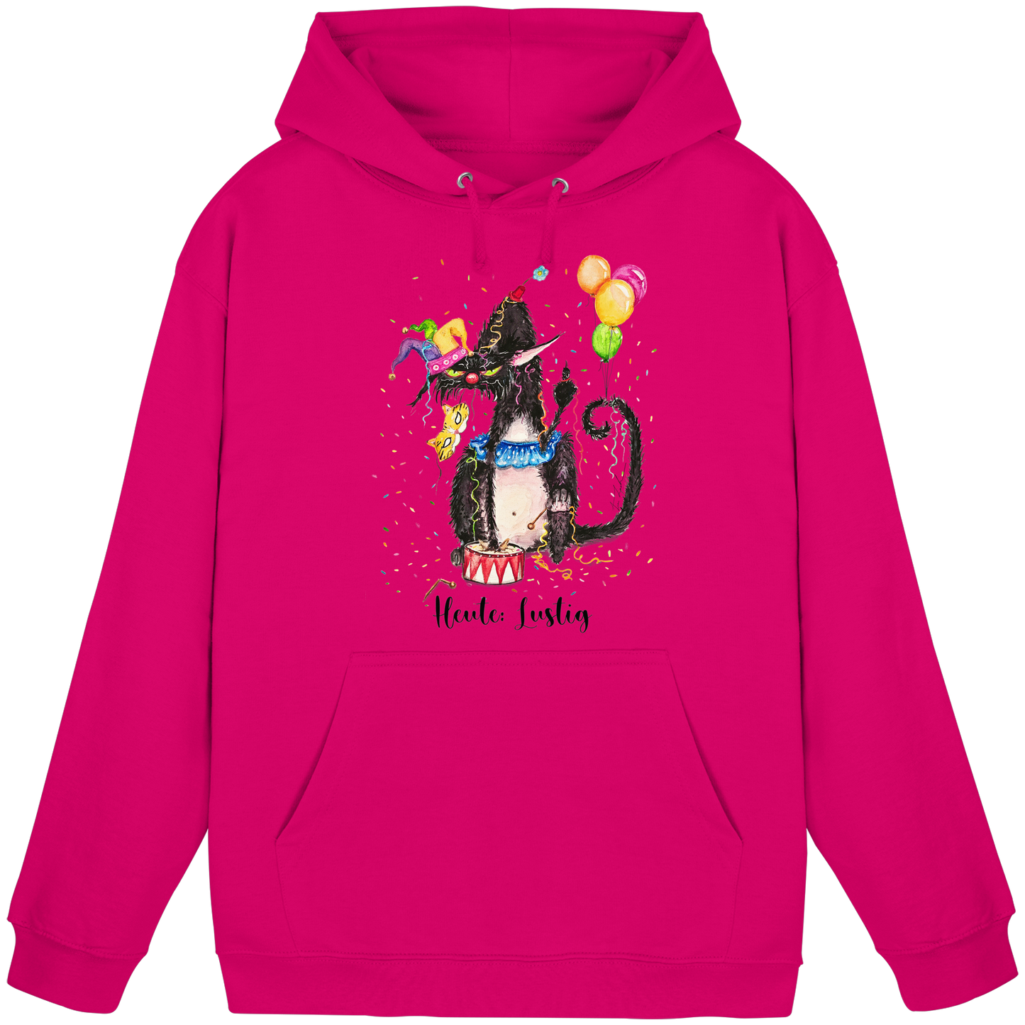 Lustige F*U-Cat  - Basic Unisex Hoodie