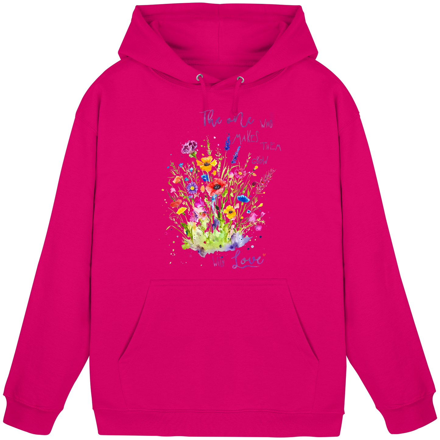 Muttertagsgeschenk - Blumen mit  Spruch - Basic Unisex Hoodie