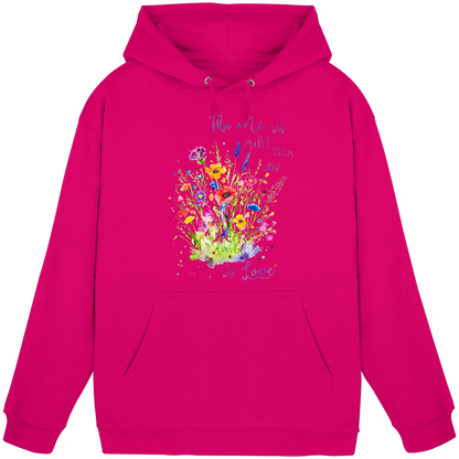 Muttertagsgeschenk - Blumen mit  Spruch - Basic Unisex Hoodie
