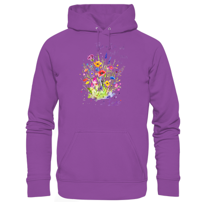 Muttertagsgeschenk - Blumen mit  Spruch - Basic Unisex Hoodie