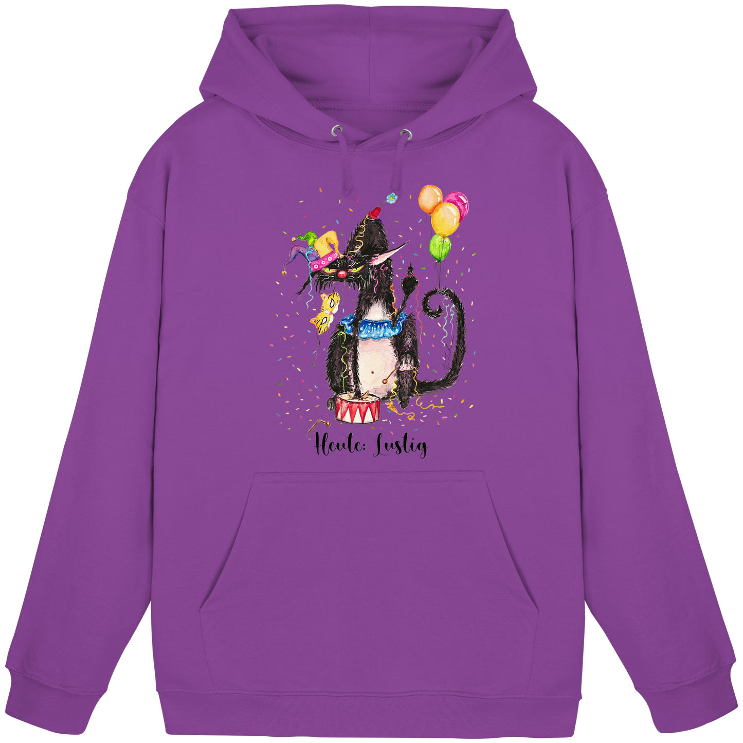 Lustige F*U-Cat  - Basic Unisex Hoodie
